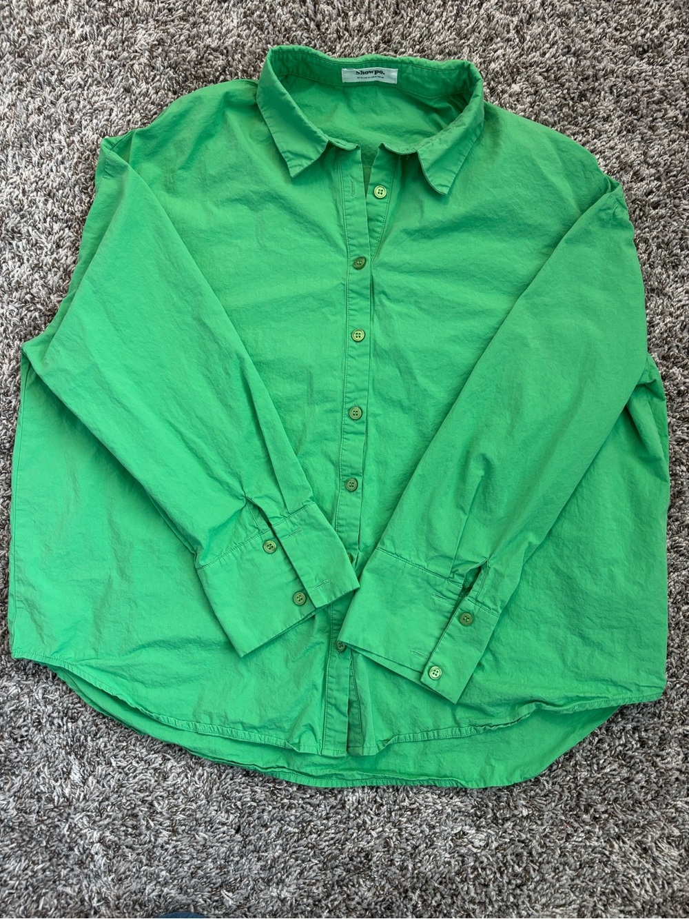 Showpo 100% cotton button down shirt